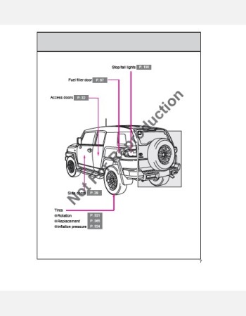 toyota fj cruiser 2011-2012 owners manual